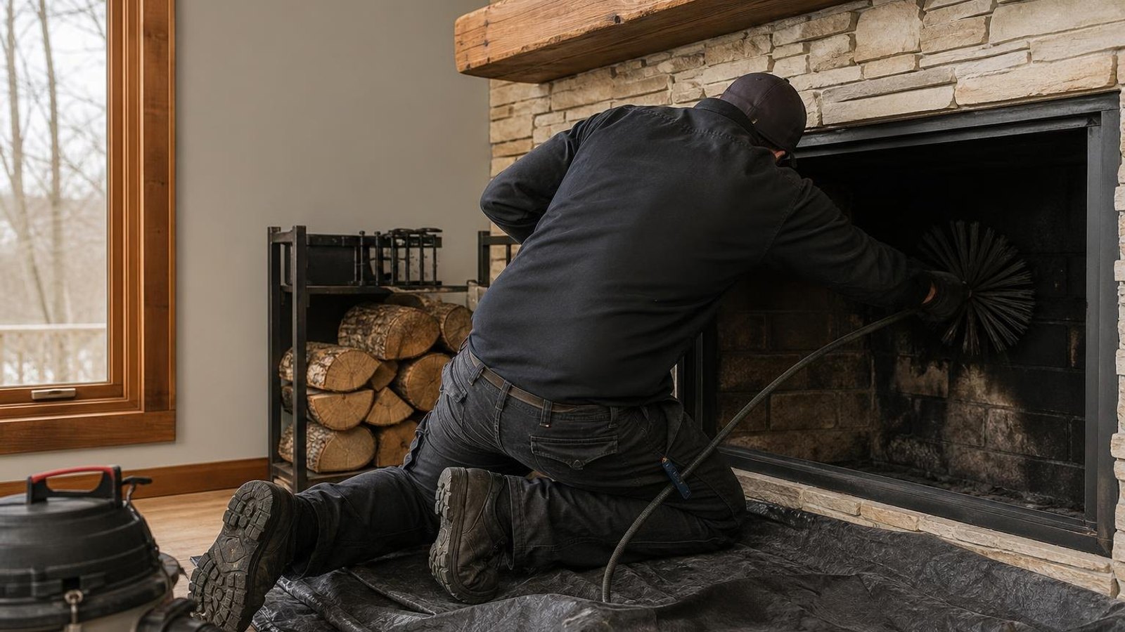 Practical chimney sweep & inspection in Madison